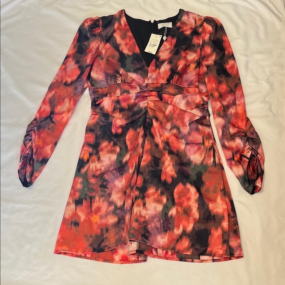 Sage Black and Red Garment